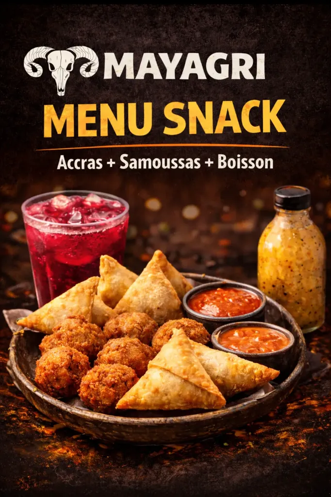 Snack menu